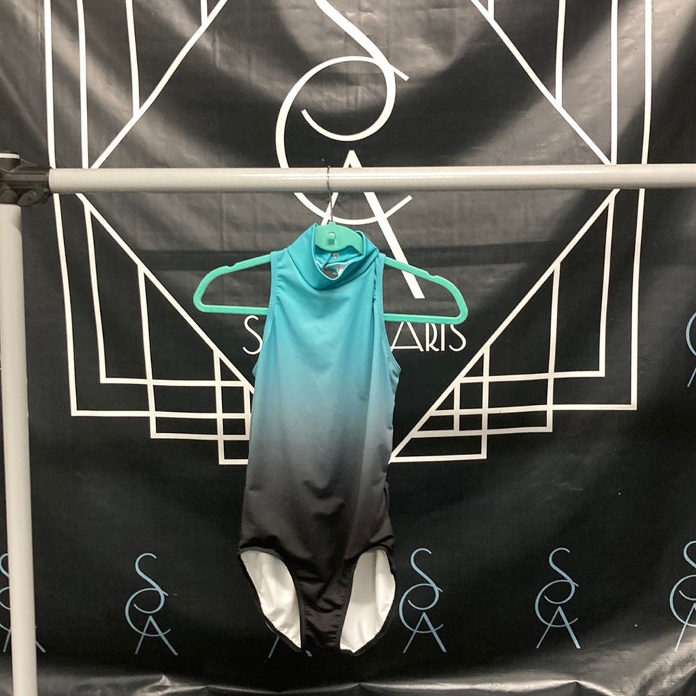 Weissman’s Light blue/teal Ombre Dance Leotard